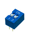 L-KLS7-DS-02-B-00, DIP переключатель 2 поз. (аналог SWD 1-2 ВДМ 1-2)