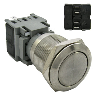 Кнопка антивандал. LAS1-BGQ-11Z on-off+off-on