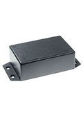 G1020BF, корпус для РЭА 108.5x53.7x30мм пластиковый черный с фланцами