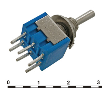 Микротумблер MTS-223-A2  (on)-off-(on)