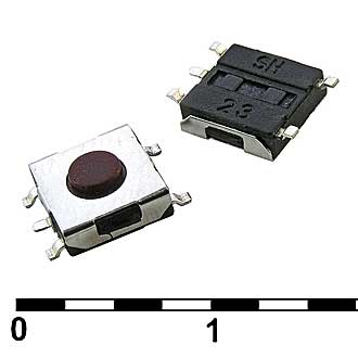 Кнопка тактовая KAN0644-0272B 6x6.3x2.1 mm