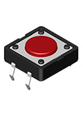 DTS-21N-V, кнопка тактовая 12x12 H-4.3 160gf