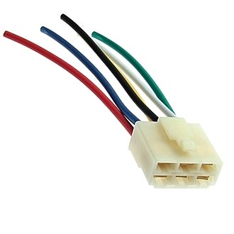 Соединитель автом. 6p female plug 10CM