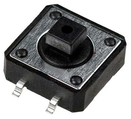 1273SHIM-160G-G, кнопка тактовая 12х12 SMD h=7.3мм