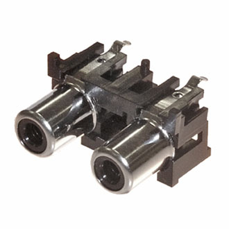 Разъем RCA-218P  гн на плату (RS-229)