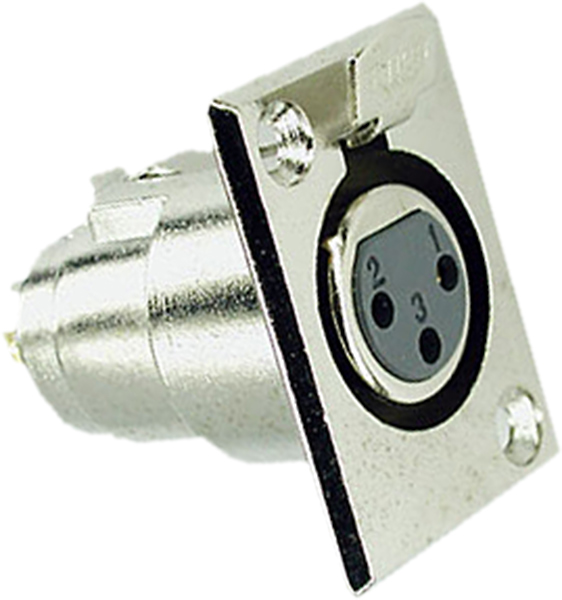 MC-401-3P-EN, гнездо на панель (XLR-MC-401-3P)