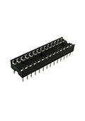 SCS-28, панелька для микросхем DIP 28 контактов узкая