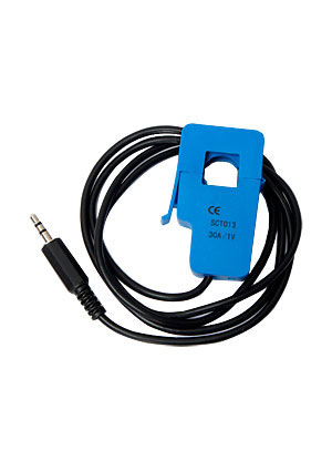 SCT-013-30, разъемный датчик тока +/-30А, 13х13мм, кабель со штекером 3,5мм