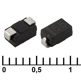 Диод шоттки SS15    (SK15)  (1A 50V)  SMA