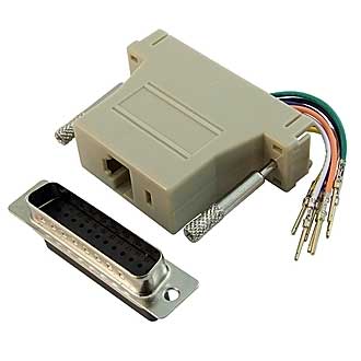 Переходник D-SUB DB25M-RJ45