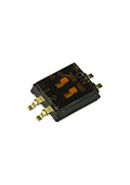 DHN-02-T-V, DIP переключатель 2 поз. SMD 1.27мм (NHDS-02)