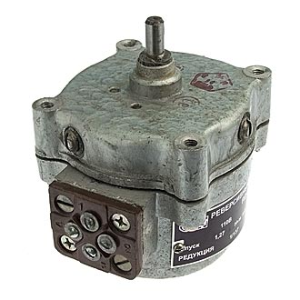 Электродвигатель реверсивный РД-09 ~110В 8.7 об./мин. ред.1/137