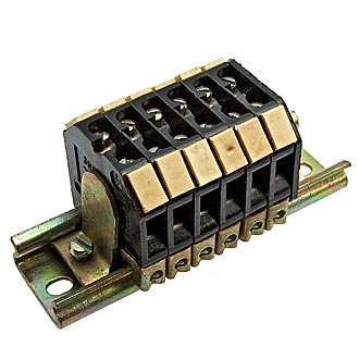 Колодка клеммная ЗНП-25А-6 Колодка клеммная ЗНП-25А-6