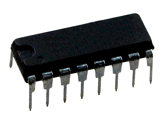 КР590КН5, 4-канальный аналоговый ключ со схемой управления (2000-07г)