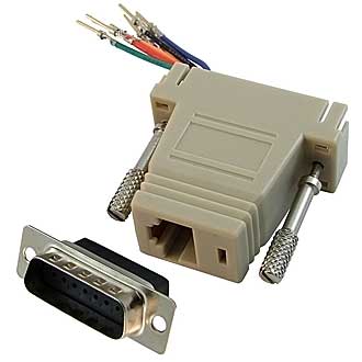 Переходник D-SUB DB15M-RJ45