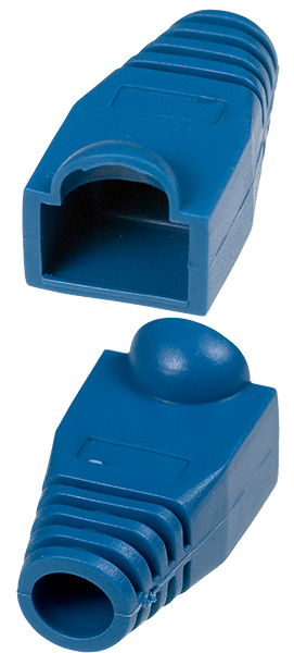 XYA055 BLUE, колпачок на разъем RJ45 синий 8P8C