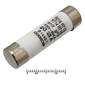 Предохранитель 16A 500V 14x51mm