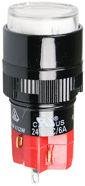 D16LMR1-1ABCW, кнопка без фиксации 250В/5А