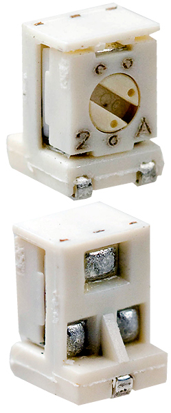 7813S-1-023E, поворотный DIP переключатель SPDT 2 полож. SMD 0.1A 16В