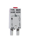 MODUL L M62R, Модуль красный cветодиод, 24...60VAC/DC, цоколи GZT, GZM