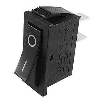 Переключатель RS-101-3C on-off   черный