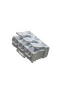 3-2834242-4, 3P SNAPS, PUSH WIRE CONNECTOR, WITH MARK
