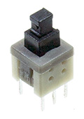 L-KLS7-P5.8X5.8 0 (NON LOCK), миниатюрная кнопка без фиксации 5.8мм 30В 0.1А (PS580N)