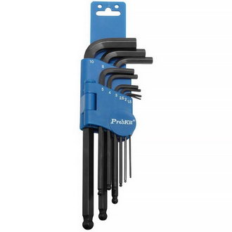 Набор шестигранных ключей с шариком ProsKit 8PK-028