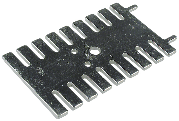 HS 316, радиатор алюминиевый  43x27x1.3