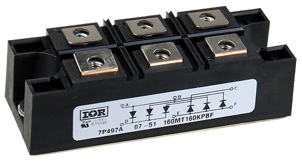 VS-160MT160KPBF, трехфазный диодный мост 1600B 160А  INT-A-Pak