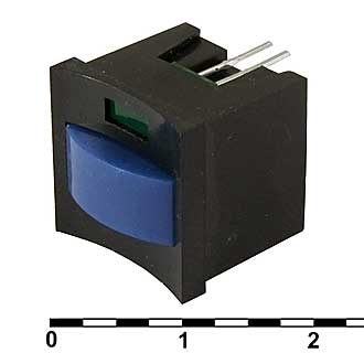 Кнопка миниатюрная PB07-BU-0G0