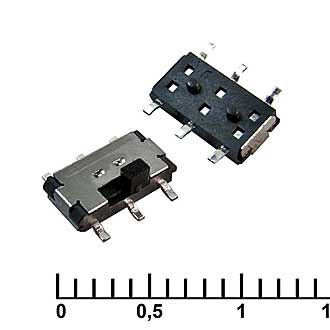 Переключатель движковый SMD IS-1390