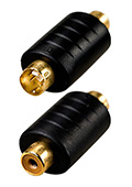 2-321G x, переходник MINI DIN 4 pin (S-VHS) штекер - RCA гнездо пластик