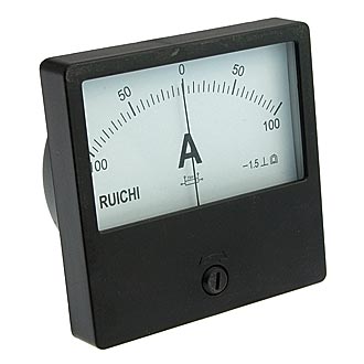 Щитовой прибор постоянного тока М42300     100-0-100А   (Аналог)