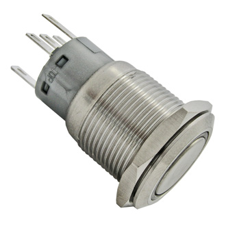 Кнопка антивандальная LAS1-AGQ-11ZE/O on-on