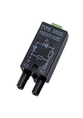 MODUL LV M93G, Модуль зеленый светодиод+варистор, 110/240 V AC/DC