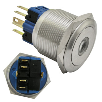Кнопка антивандальная GQ25-11ZD/O on-off+off-on