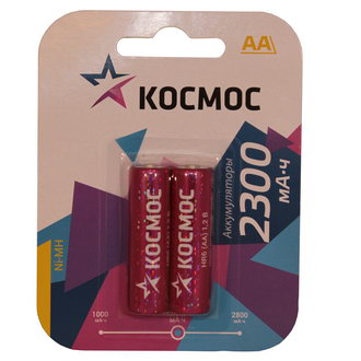 Аккумуляторная батарея Космос R6 NI-MH (2300mAh) max