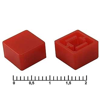 Колпачок для кнопки A27 Red
