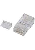 TP8P8C (RJ45) вилка телефон.на каб. cat.6E со вставкой
