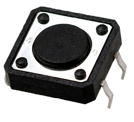 1243HIM-160G-G, кнопка тактовая 12х12 h=4.3мм