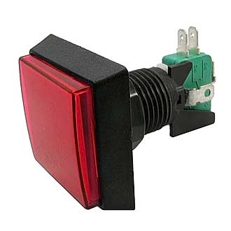 Кнопка GMSI-2B-S no(nc)+nc(no) red 50mm