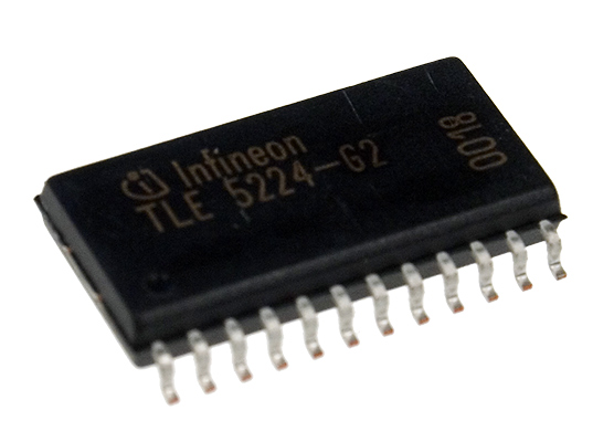 TLE5224G2, транзистор 2x4A Low Sw.PDSO-24-3
