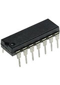 SN74HC393N, Два 4-битных двоичных счетчика, [DIP-14]