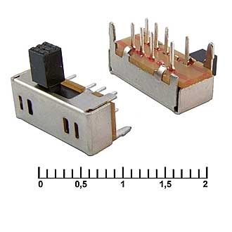 Переключатель SK23D06PG движковый
