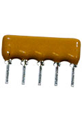 4605X-101-103LF, 5-SIP, Резисторная сборка 4 резисторов 10кОм с одним общим выводом