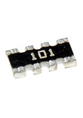 CAY16-000J4LF, 4-array convex 0603 LF resistor, 0R