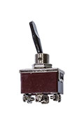 KN3C-203E, тумблер ON-OFF-ON, 6 винтовых контактов 10А 250В