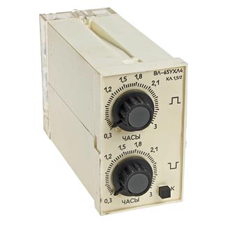 Реле времени ВЛ65     0.3-3/0.3-3 час. 220В