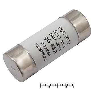 Предохранитель 10A 500V 22x58mm
